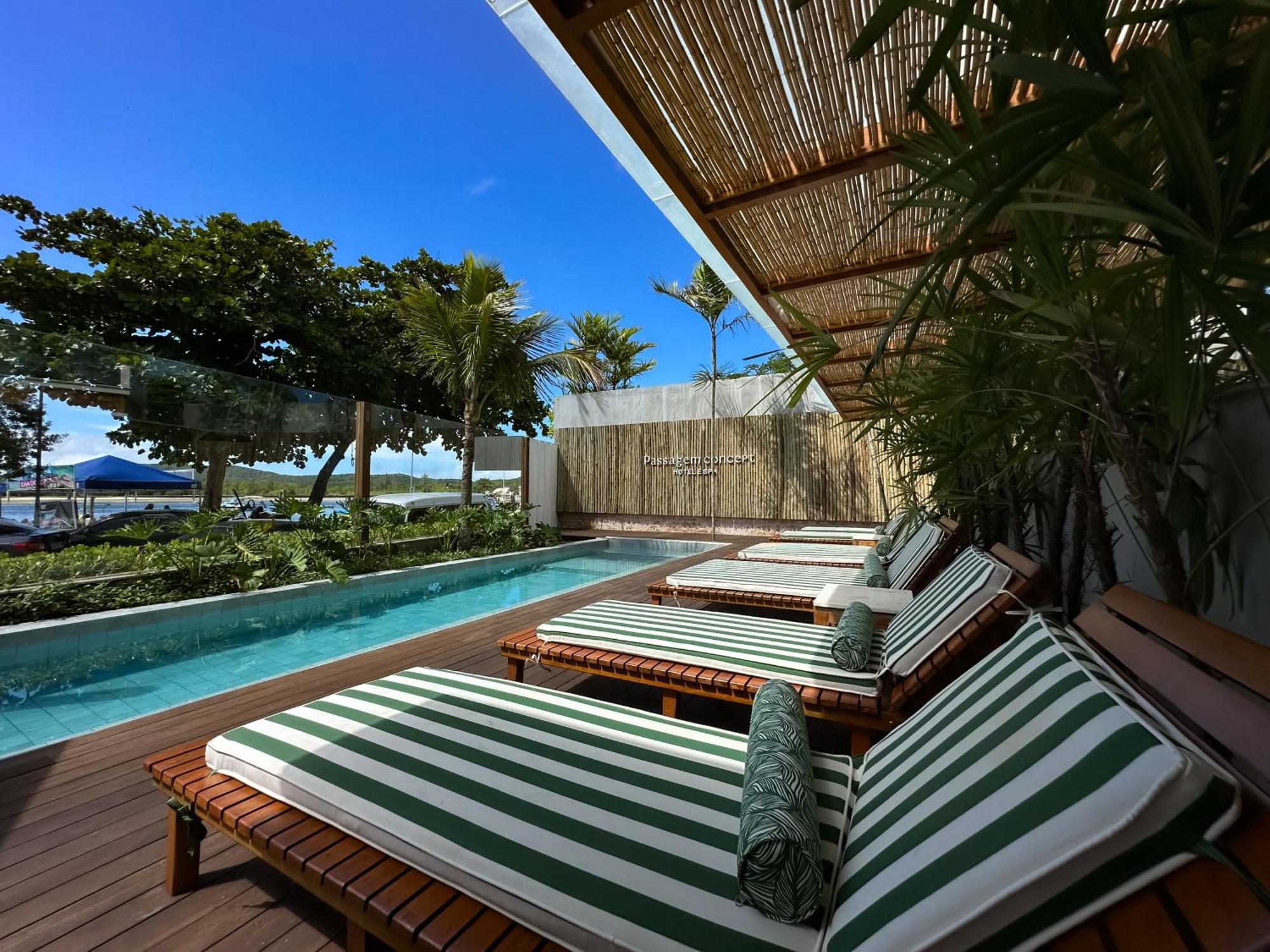 Passagem Concept Hotel E Spa Cabo Frio Exterior foto The rooftop pool at the hotel